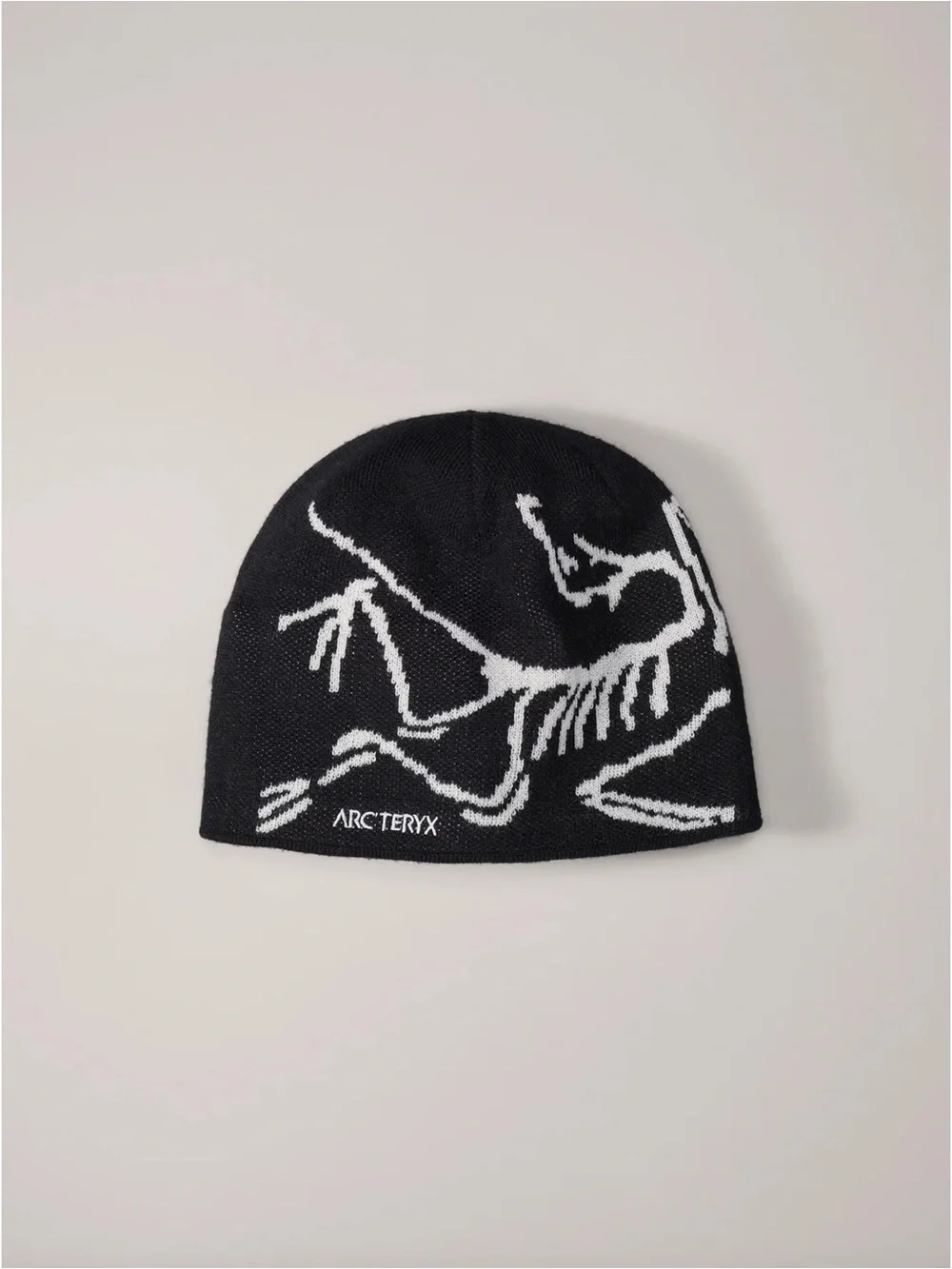 Arc'teryx Bird Head Toque Beanie Knit Hat Logo Orca Monochrome Black White NEW
